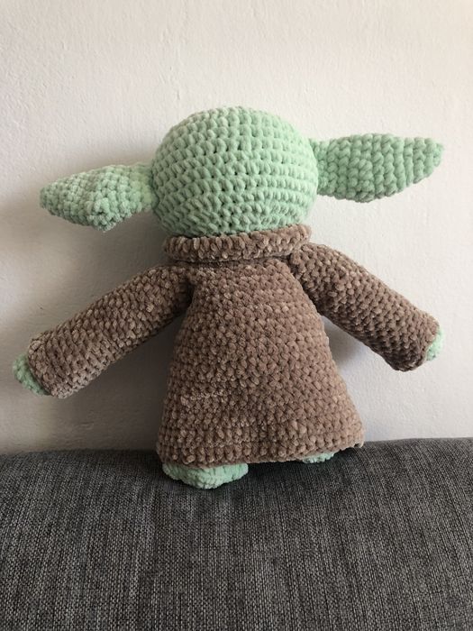 Pluszowy Grogu/Baby Yoda/Dziecko Yoda na szydełku