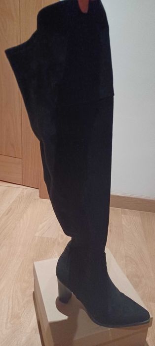 Botas altas pretas