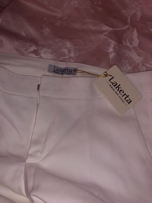 Білі брюки, штани класичні