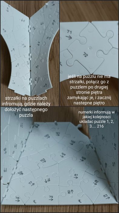 Puzzle 3D Wieża Eiffla