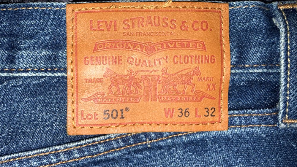 Джинси Levis 501 W36 L32