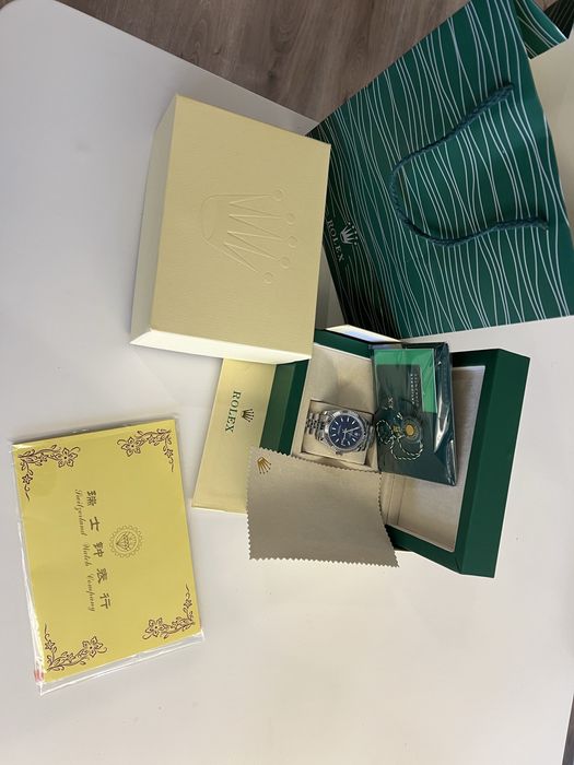 Rolex date just prateado e azul