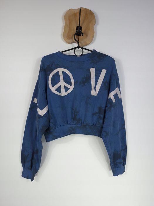 Bluza krótka H&M 38 M 10 z nadrukiem