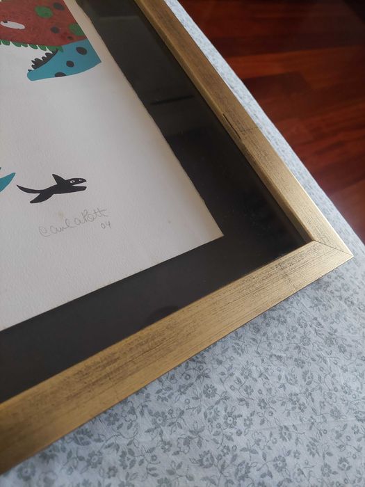 Serigrafia emoldurada