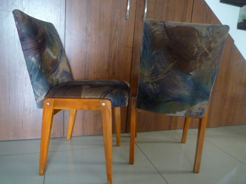 Krzesła różne modele z czasów PRL-U Hałas,bumerang,muszelka
