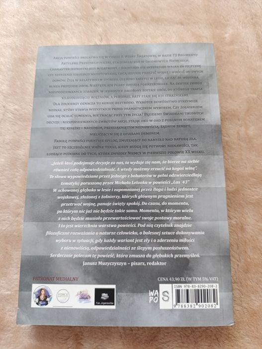 Książka Las 43 Michał Lelonek