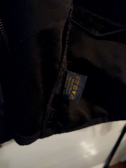 Bawełniana, czarna kurtka Alpha Industries, rozmiar XL.