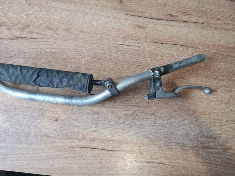 Kierownica Kawasaki KX 125 klamka mocowanie sprzęgła przód przednia