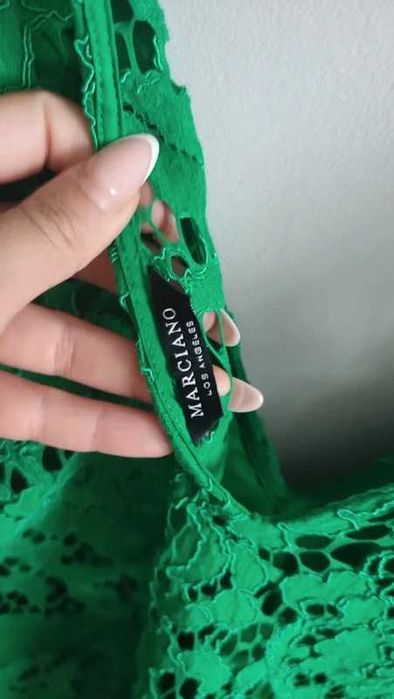 XL Guess kombinezon zielony koronkowy marciano