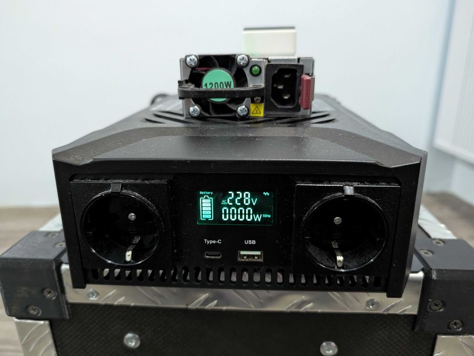 зарядна станція з акумуляторною батареєю 3584Вт•год 12v 280Ah