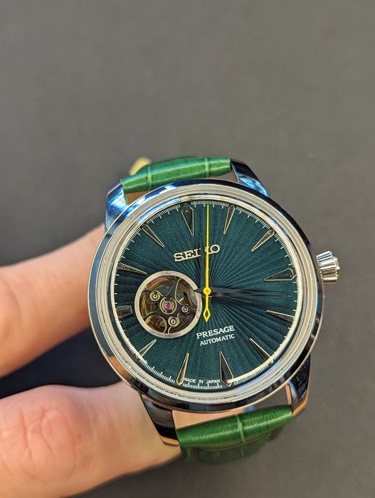 Seiko mod mohito zielona klasyka / możliwa bransoleta