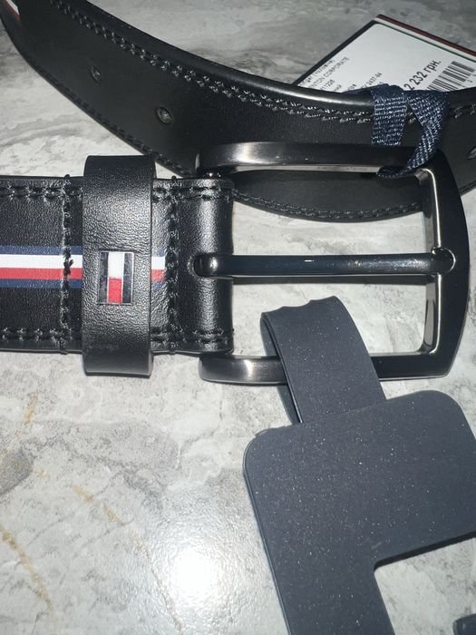 Шкіряний ремінь Tommy Hilfiger