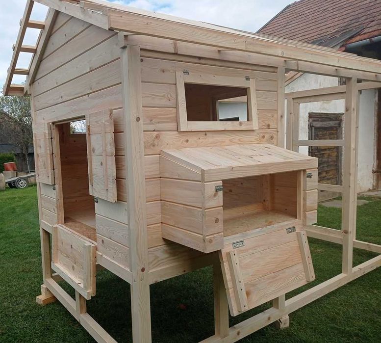 Kurnik drewniany woliera
