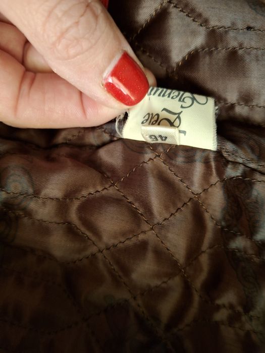 Casaco de pele castanha