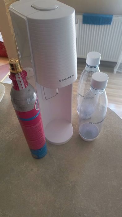 Saturator SODASTREAM Terra biały + 2 butelki i nabój CO2