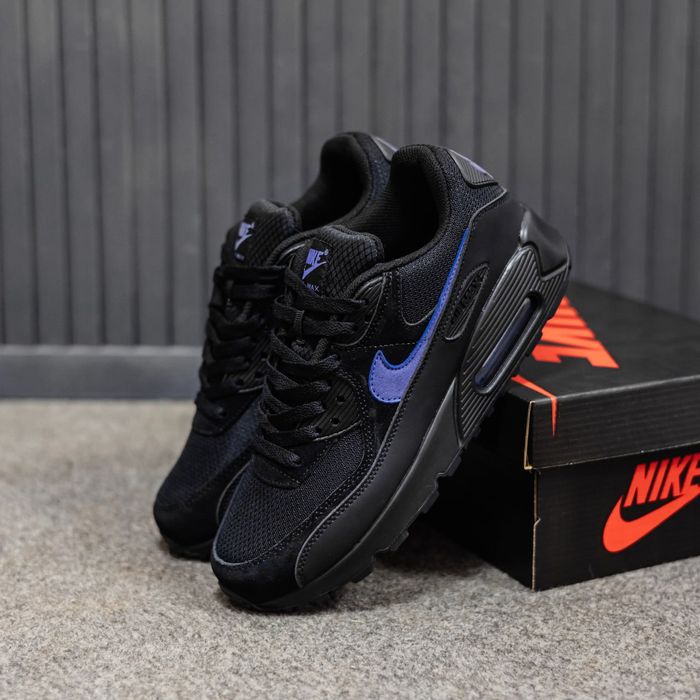 Кросівки Nike Air Max 90 Black/Navy premium