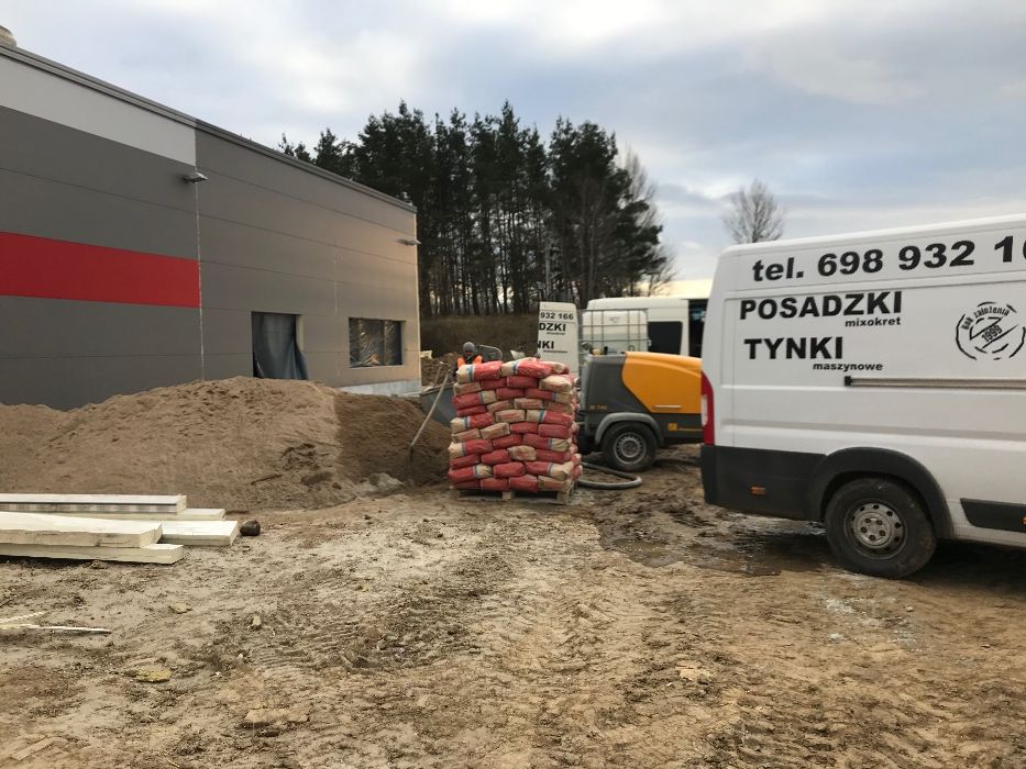 Wylewki posadzki tynki maszynowe Styrobeton Bystrzyca , Lądek , Polani