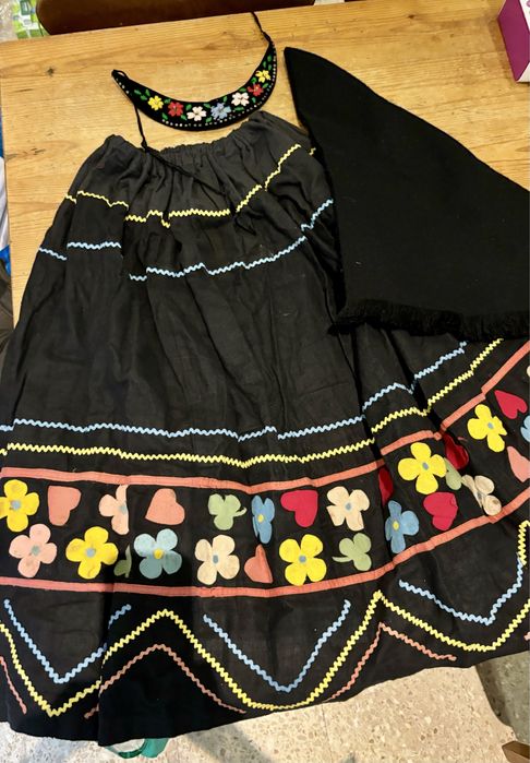 Conjunto 3 pecas traje regional ou marchas