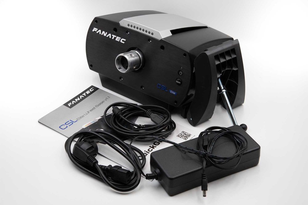 Fanatec CSL Elite v1.1 - SÓ A BASE DO VOLANTE