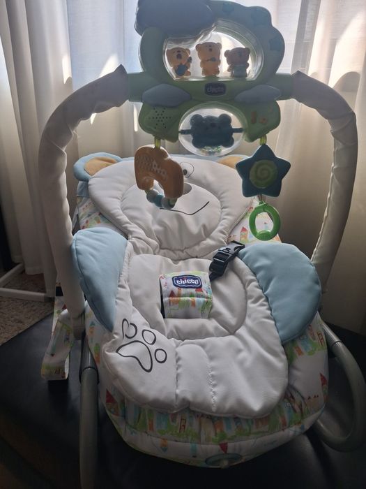 Cadeira de baloiço Chicco Dreams Bouncing Chair – Espreguiçadeira bebé + barra de atividades