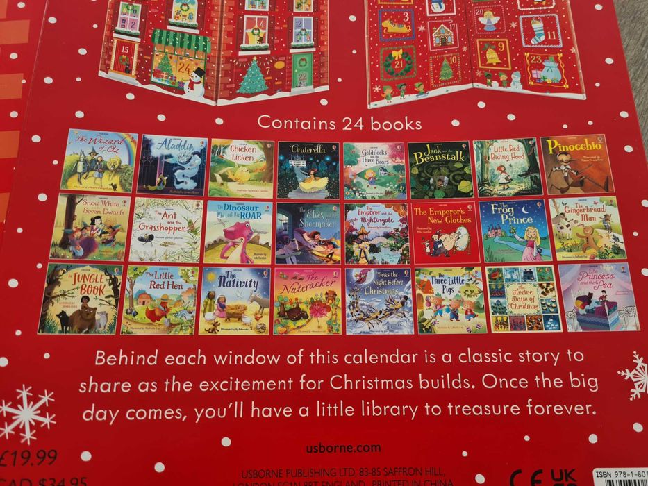 Usborne Advent Calendar Kalendarz Adwentowy Gorzów Wielkopolski • OLX.pl