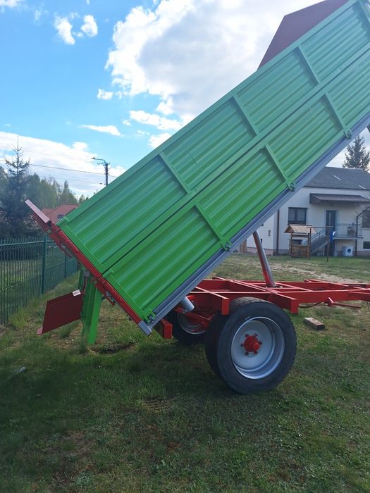 Przyczepa jednoosiowa wywrotka
