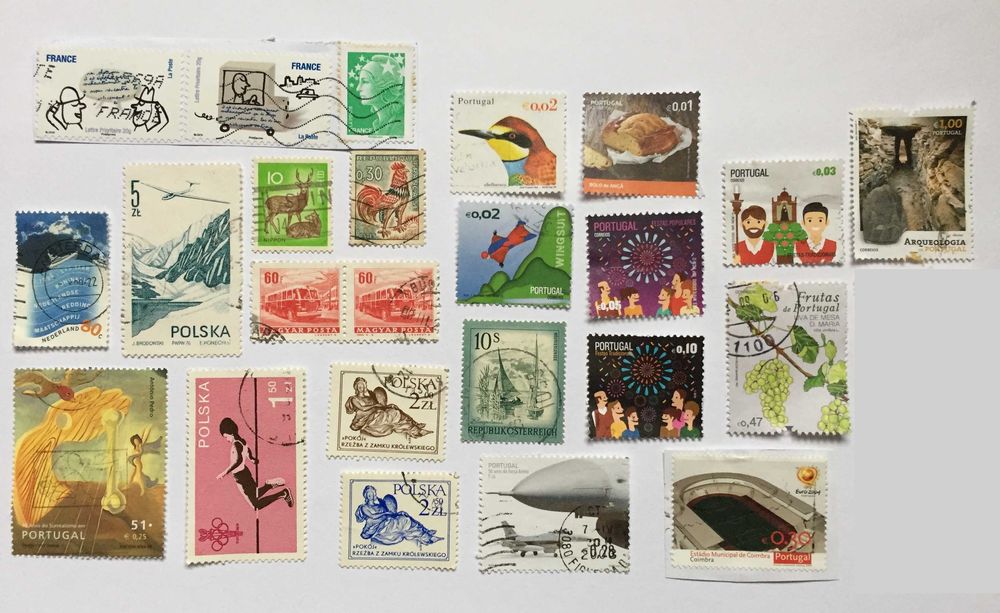 selos portugueses e estrangeiros