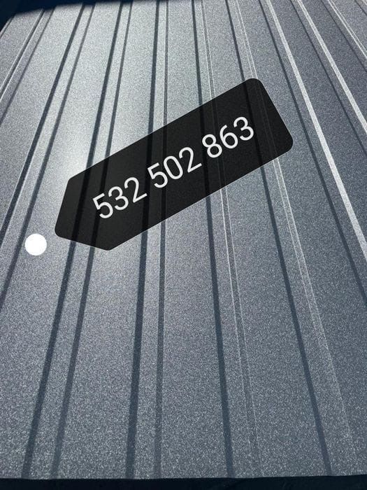 T-7, blacha trapez GRAFIT! NA WYMIAR! Producent!