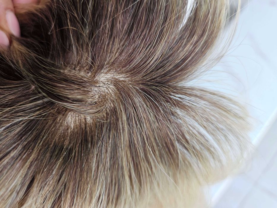 Topper uzupełnienie i zagęszczenie Karen włosy naturalne słoneczny blond