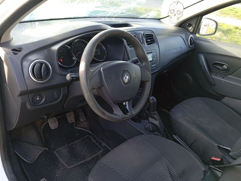 Разборка Renault Logan 2 2013-2020г 1.2 бензин D4F белый цвет OV369