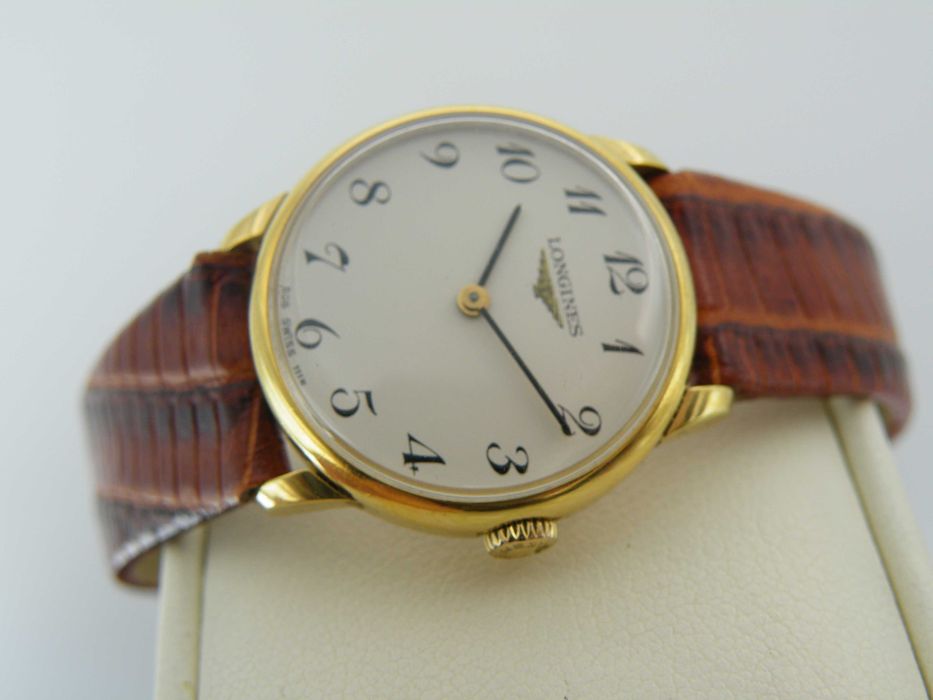 Longines Złocony Manualny Piękna Damka