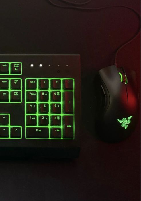 Teclado e Rato Razer