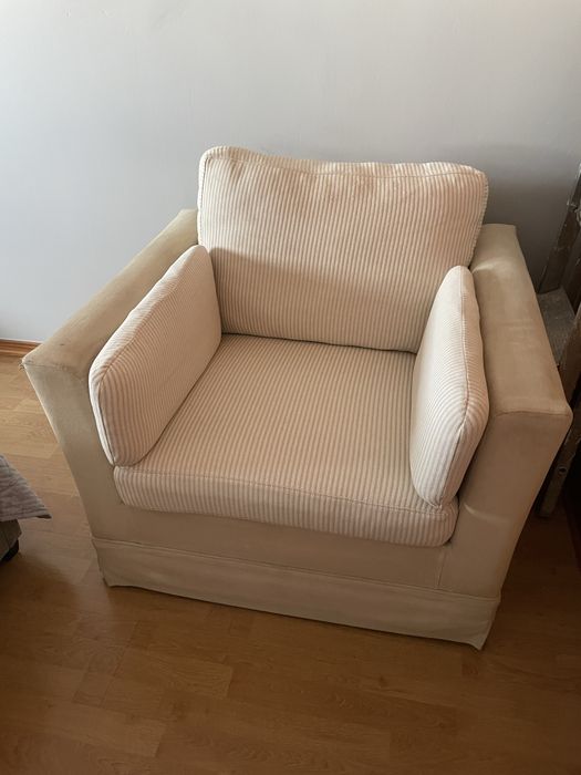Sofa bege individual