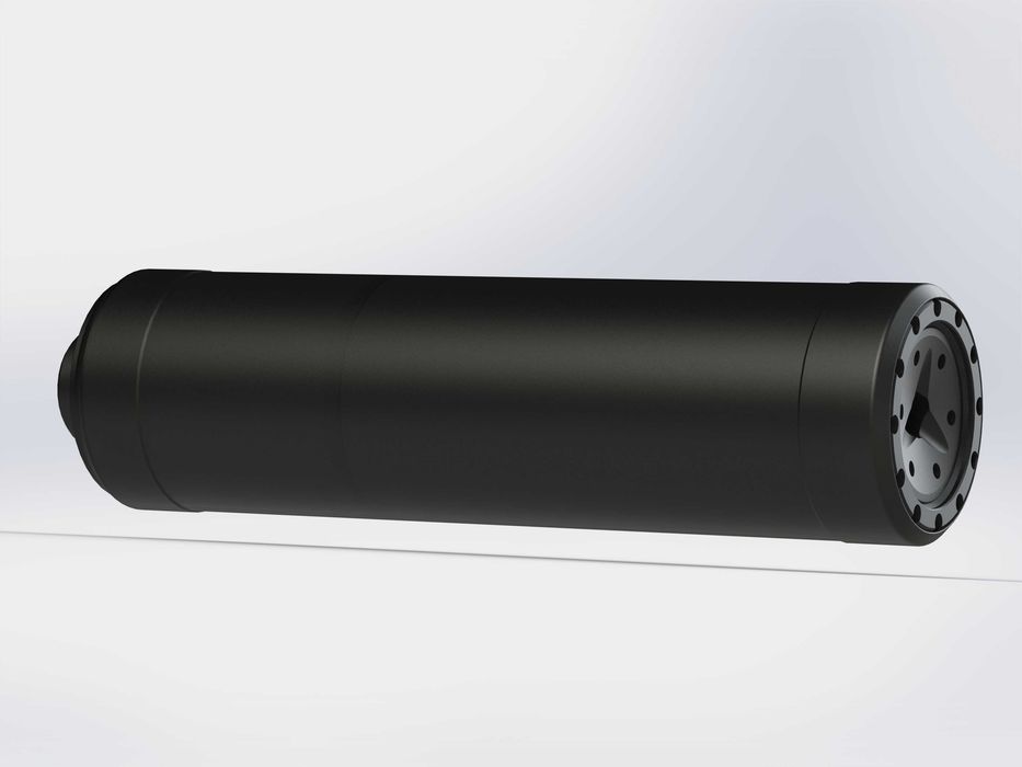 Саундмодератор DEMO N1 5,56 для М4 AR15 M16 (глушник, глушитель]