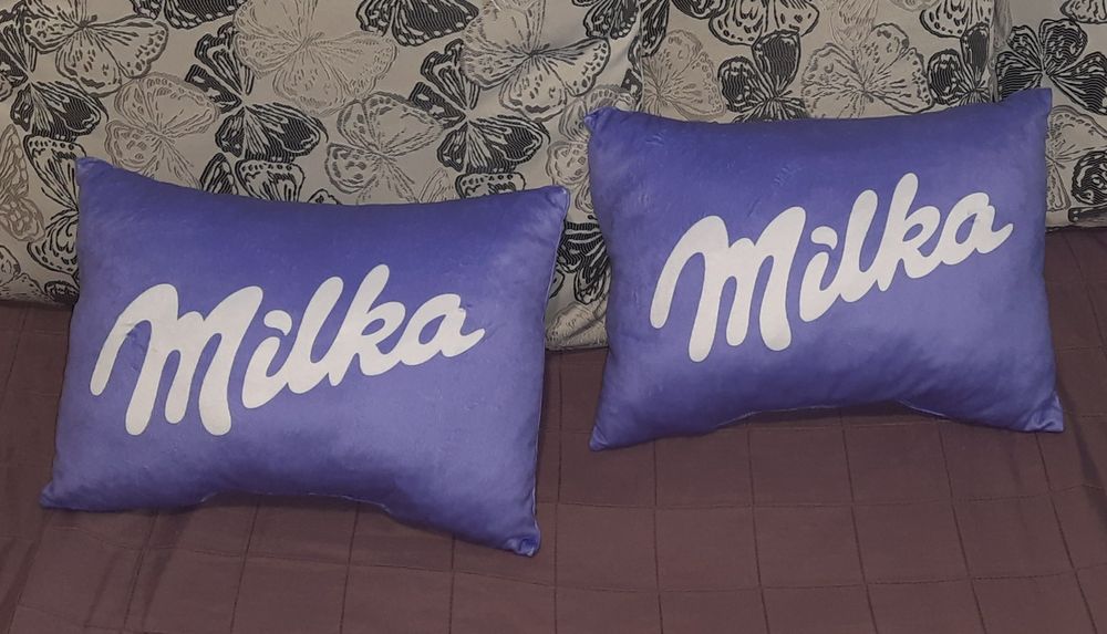 Подушечки Milka плюшевые