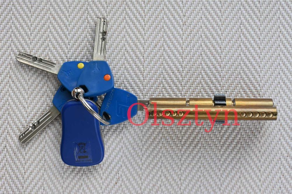 Wkładka z zębatką 40/55 Super Lock + brelok latarka LED