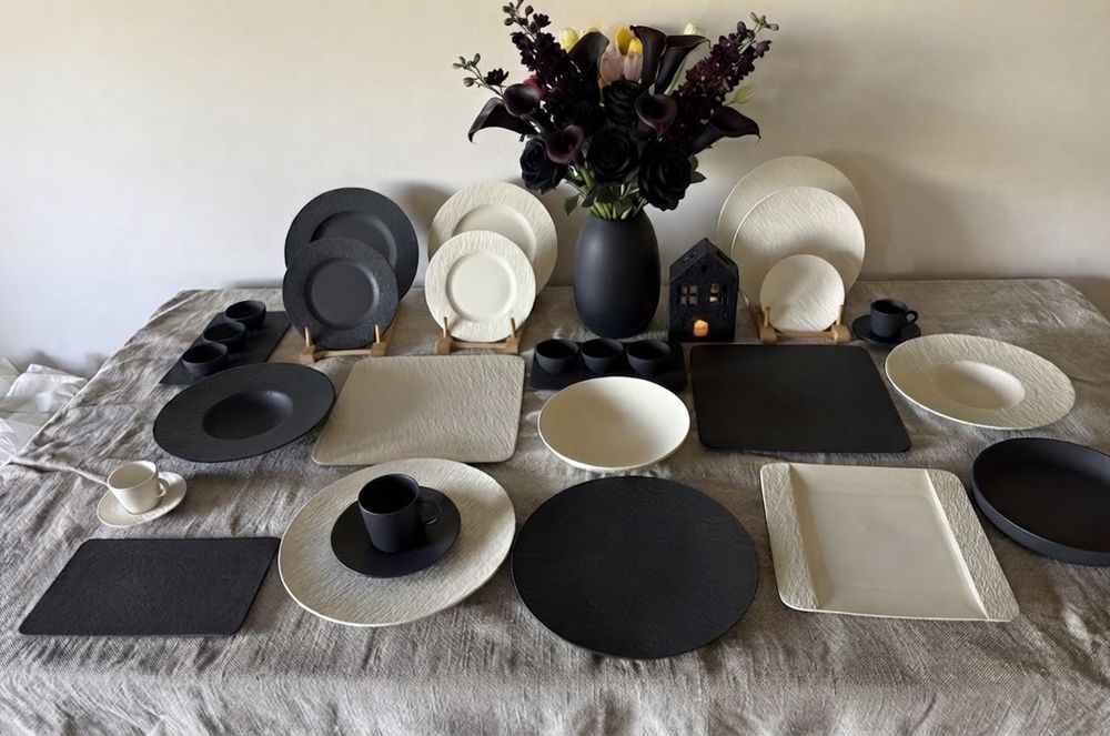 Тарілки преміум фарфор із колекціі Rock Villeroy&Boch