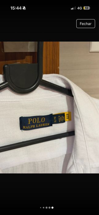 Camisa Nova de linho da Ralph Lauren