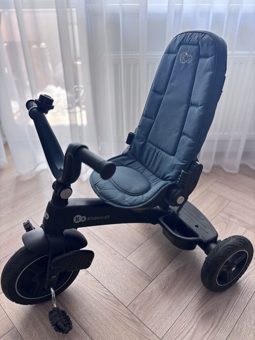 Триколісний велосипед Kinderkraft Easytwist Midnight Green