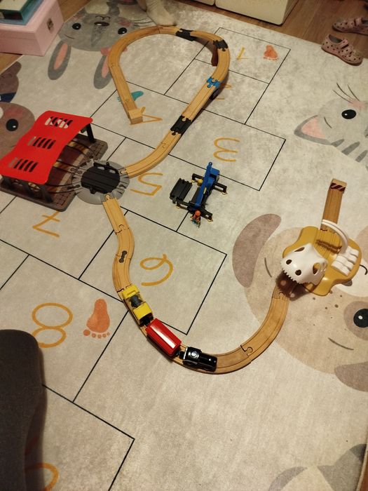 Tory drewniane Lidl playtive kolejka