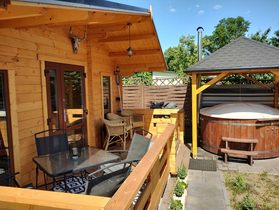 Przepiękny domek całoroczny na Mazurach jezioro Kocioł Śniardwy Roś