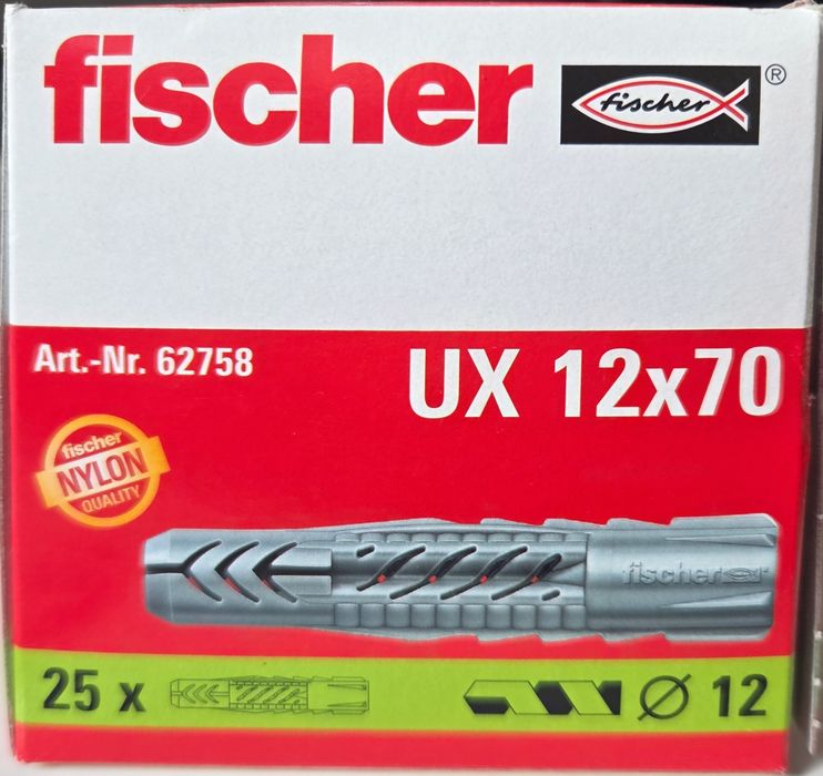 Fischer kołek UX 12x70