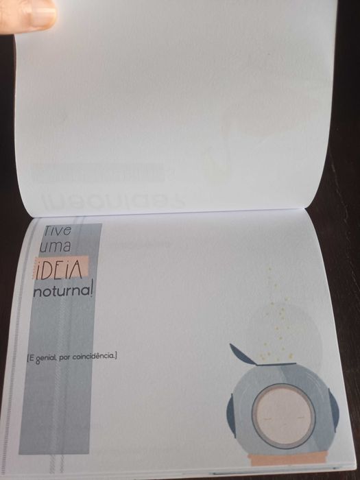 Caderno para pensamentos