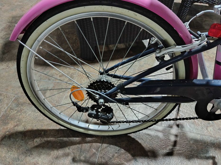Bicicleta menina como nova Decathlon
