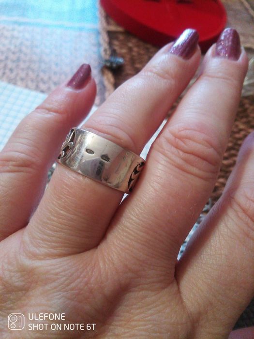 Срібний набір українського виробництва, об'ємний,925 проба