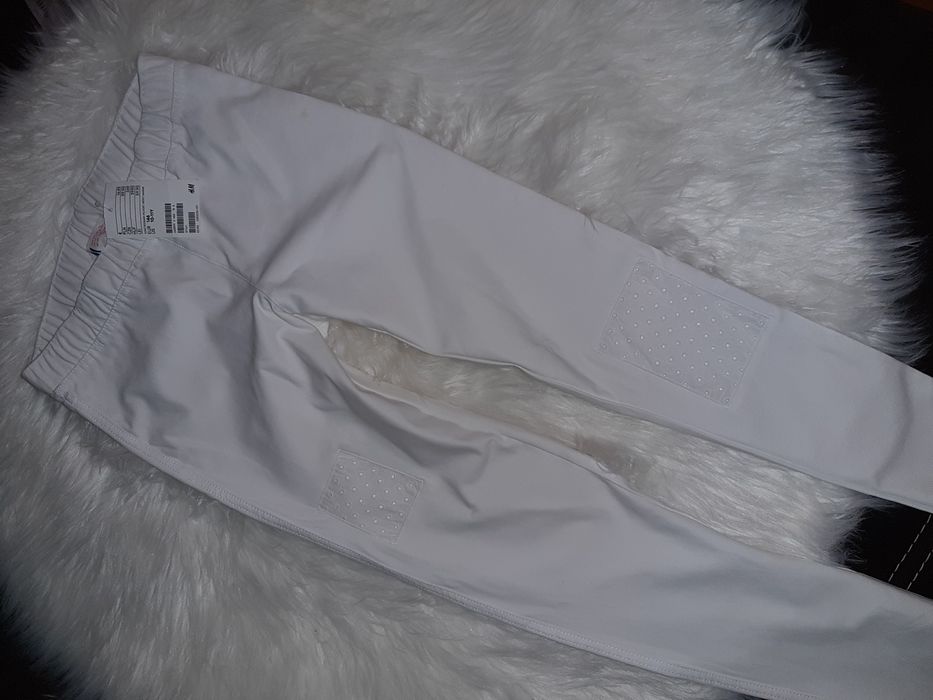 H&M jeansowe legginsy 146 cm