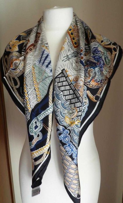Apaszka Jedwabna Hermes twill silk