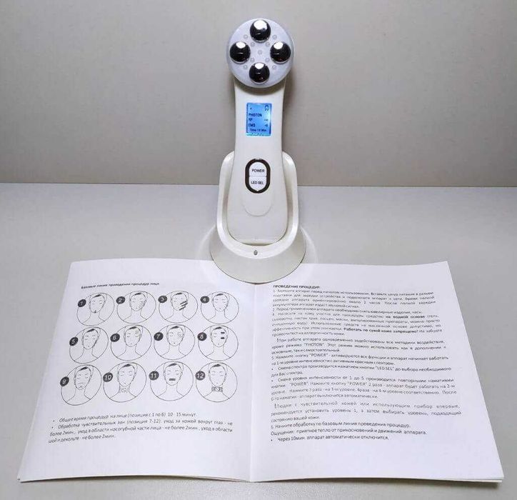 Апарат омолодження & підтяжки шкіри обличчя RF ліфтинг / мезотерапія