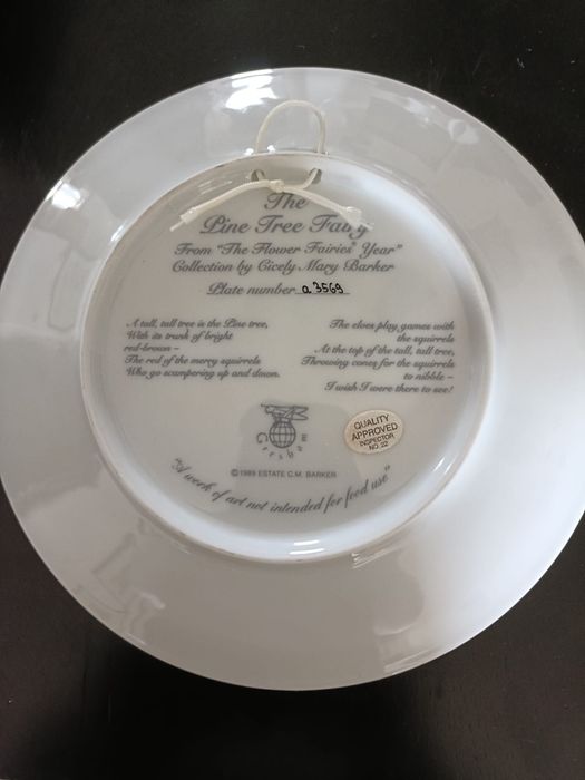 Numbered Porcelain Plates64739572866945127