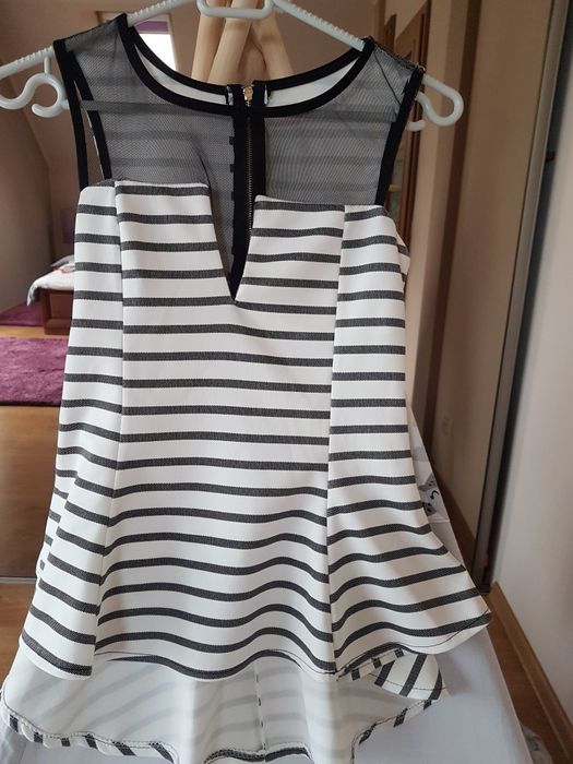 Bluzka z baskinką. Rozmiar 36